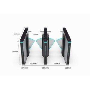Design personalizzato pedone Flap barriera cancello folla controllo tornello sistema di gestione per uffici - Product Image 1