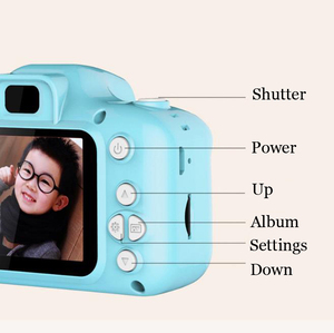 X2 2.0インチIPS Screen Digital Camera For Kids Toy Camera Video Recording VGA High Definition 400mAh - Product Image 5