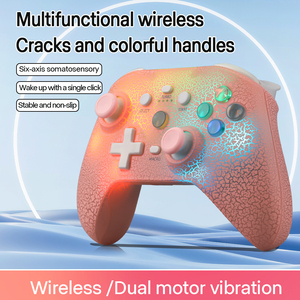 Gamepad senza fili telecomando gioco Joystick luce a LED chiave programmabile per PS3 PS4 N interruttore Pro Oled Android Ios telefono PC - Product Image 2