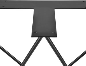 螺纹蝴蝶形桌子底座金属家具腿流行设计家具调平桌腿 - Product Image 2
