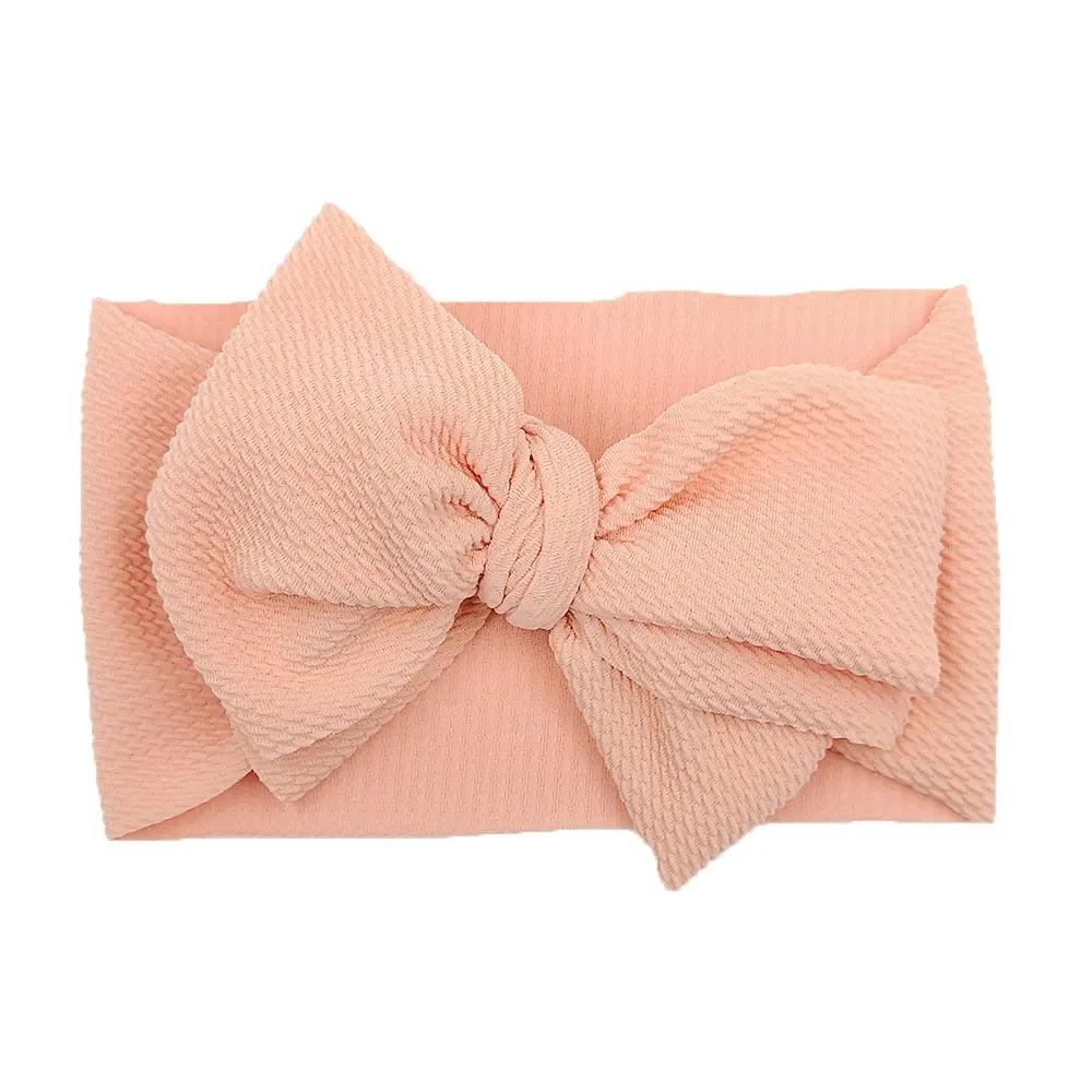 New Fashionable Elastic Ribbon Hairbands for Baby Girls Hair Accessories Cute Headband Turban Knotted Soft Newborn