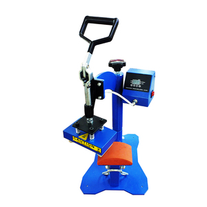 BY-031B Heat Press Clamshell Design Rigid Steel Frame Curved Hat Press <strong>Digital</strong> LCD <strong>Timer</strong> and <strong>Temperature</strong> <strong>Control</strong> - Product Image 1