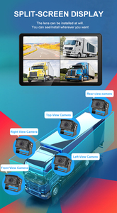 Auto <strong>Vehicle</strong> All Round 360 Degree Full Around Panoramic Surround Voiture Security Bird View 3d Avm Car Camera System for Truck - Product Image 4
