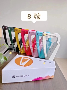 Ahşap Mini arp çocuğun popüler müzik aleti, ev masanız ve ofis masası için güzel dekorasyon. - Product Image 2