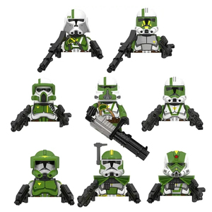 WM6125 Building Blocks Clone <strong>Troopers</strong> 501st Regiment Imperial Stormtrooper Mini Robot Figure Toy Bricks Assembling Doll Present - Product Image 1