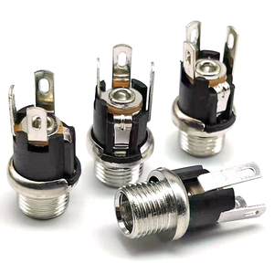 5.5mmx 2.1mm DC電源ジャックソケットメスパネルマウントコネクタ2.1mm rohsdc電源ジャック - Product Image 2