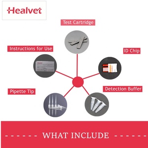 Healvet köpek kedi HbA1c/CPL/FPL/T4 veteriner testi immunoassay floresan analizörü pet teşhis veteriner NT-proBNP test kiti - Product Image 3