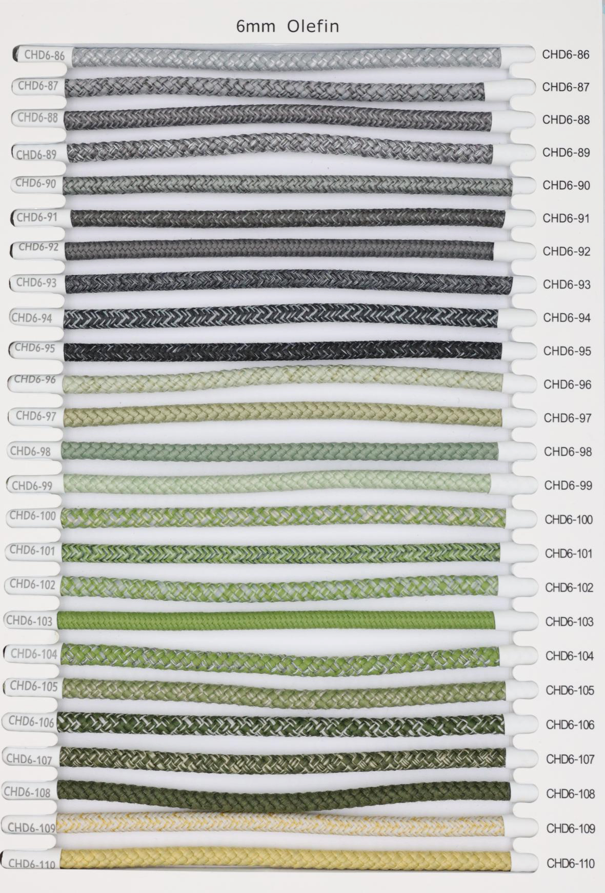 Couleur de corde oléfine 3