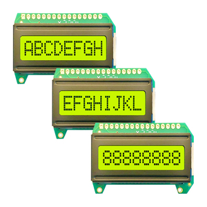 High Quality 1602 Cob Single-Line LCD <strong>Display</strong> Module with STN Yellow Backlight 5.0V Power 8x1 Character LCD <strong>Display</strong>