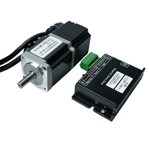 Alta precisione 24v 48v 100w 0.32Nm servomotore a corrente continua con encoder per robot o AGV - Product Image 1