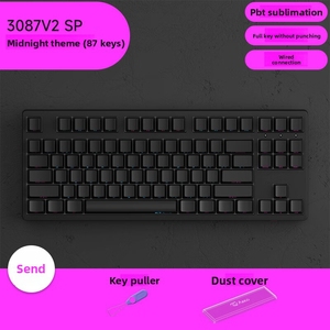 Preço de fábrica Akko Meia-noite 3087SP US <span class=keywords><strong>Layout</strong></span> Teclado Mecânico Teclado Gamer Com PBT Keycaps