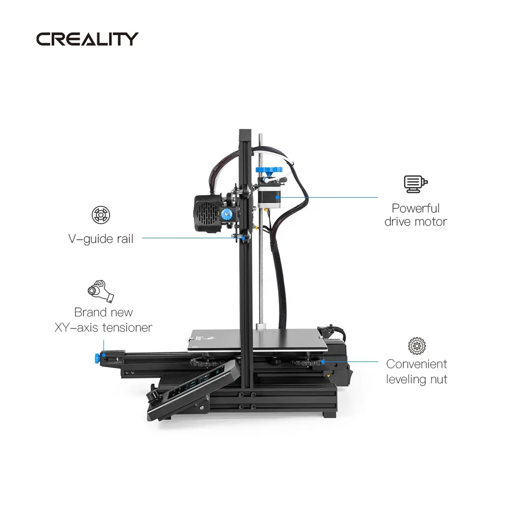 Creality Drop-חינם גבוהה באיכות Ender-3 V2 3d מדפסת מצוין סביר 3D ערכת מדפסת