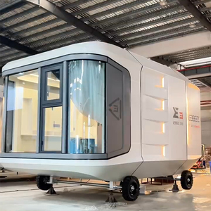 Luxury Space Capsule Home <strong>Trailer</strong> Prefab <strong>Modular</strong> Movable Home Capsule <strong>House</strong> With Wheels Commercial Space on Wheels