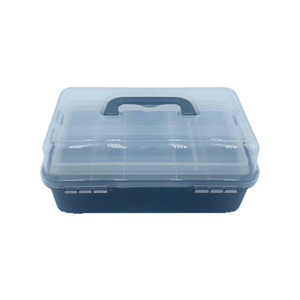 隔间塑料什锦储物箱工具容器盒，带许多隔间 - Product Image 2
