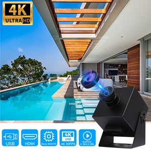 Elp 4K HD Mi กล้อง USB มุมกว้างกล้อง PC เอาท์พุทพร้อมกันมินิ UVC 2X ซูมดิจิตอล H.264 H.265 30fps 8MP กล้อง USB - Product Image 6