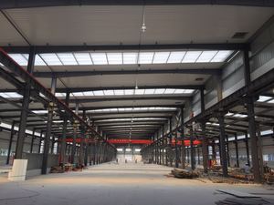 Light Weight Large Span Steel Structure Workshops Plants Prefab Warehouse Prefabricated Industrial <strong>Building</strong> Free <strong>Rendering</strong> Free Style Customized - Product Image 5