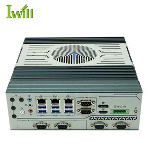Diseño profesional Tel Core I3/i7/i5 Mini PC industrial sin ventilador DDR4 6COM 3LAN Computadora integrada Sistema de gestión de estacionamiento de automóviles