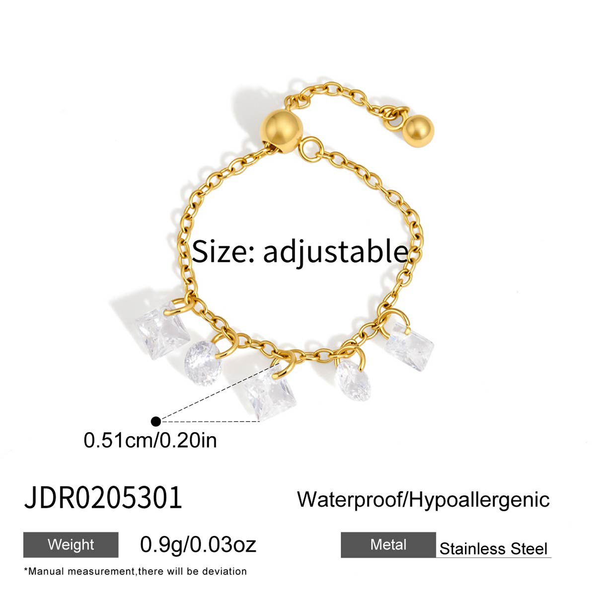 18k Gold JDR0205301