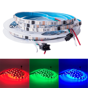 8mm dar LED adresli sihirli renk RGB 5050 3535 şerit 84 96 LEDs/m WS2811 dahili IC DC 12V 24V beyaz PCB esnek ışık bant - Product Image 2