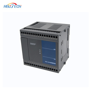 Kit de controlador lógico programable (PLC) de entrada, controlador inteligente de automatización Industrial, entrada de, salida de relé DC24V RS485 * 2