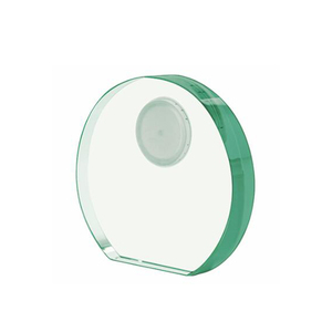 Küçük basit moda masaüstü kişilik kristal saat kristal el sanatları-yeşim camdan yapılmış süsler - Product Image 5