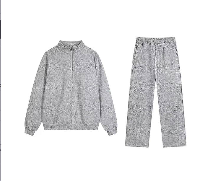 1/4 Zipper Gray