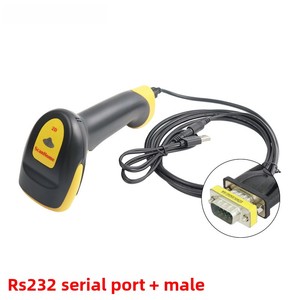 Wired and Wireless Handheld Barcode <strong>Scanner</strong> 1D 2D Code Reader RS232 serial port network port <strong>scanner</strong> gun handheld scanning gun - Product Image 5