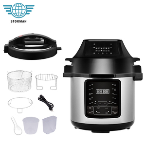 Funzione di temporizzazione di alta qualità 2 in 1 cucina elettrica a pressione friggitrice a risparmio energetico programmabile grande capacità 6L - Product Image 1