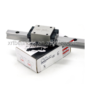 Cojinete lineal CPC Guía lineal CPC HRC 15 MN SZ Cojinete de bolas Guía lineal HRC 15 MN HRC15MN Bloques de cojinete lineal para riel - Product Image 3