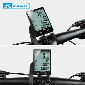 Inbike computador de bicicleta portátil, exercício de luz, velocímetro