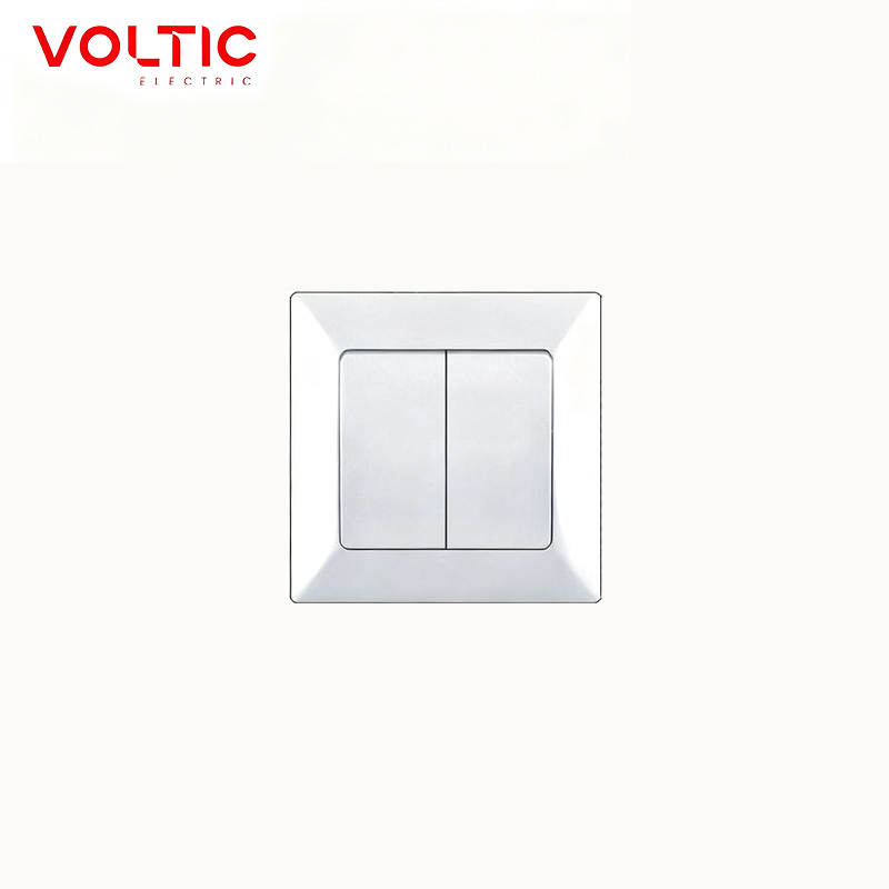 Interrupteur mural 2 modules 1 voie