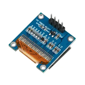 0,96-Zoll-OLED-Anzeigemodul SSD1306 128 X64 LCD I2C/IIC Seriell 4-polig Gelb/Blau/Weiß/Blau für Arduino-kompatibles elektronisches K.