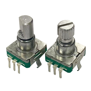 EC11 Digitales Potentiometer 360-Grad-Drehung Inkrementsimpuls-Drehgeber mit Drucksc halter 20 Impulse