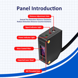 FUWEI FJNS10-30 Optical <strong>Infrared</strong> <strong>Sensor</strong> Switch <strong>Detection</strong> Distance 300mm Diffuse Laser photovoltaic <strong>Sensor</strong> - Product Image 5