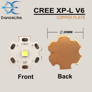 DIY 16มม./20มม. แผ่น1XCREE XML2 XPL XHP50 XHP35 LED Emitter ชิป3000K/4500K/6500K LEDs ลูกปัด - Product Image 4