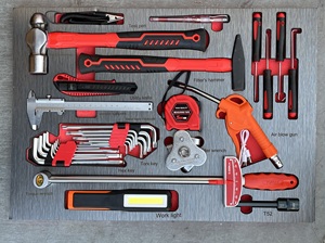 Kombinasyon aracı 60 parçalı Set ev araç kiti Set güç alet setleri - Product Image 3