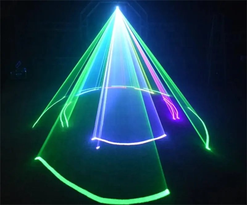 Proyector de escáner láser de haz de animación de luz láser SP 4W RGB, discoteca, fiesta, boda, club nocturno, efecto de Navidad, luces de espectáculo