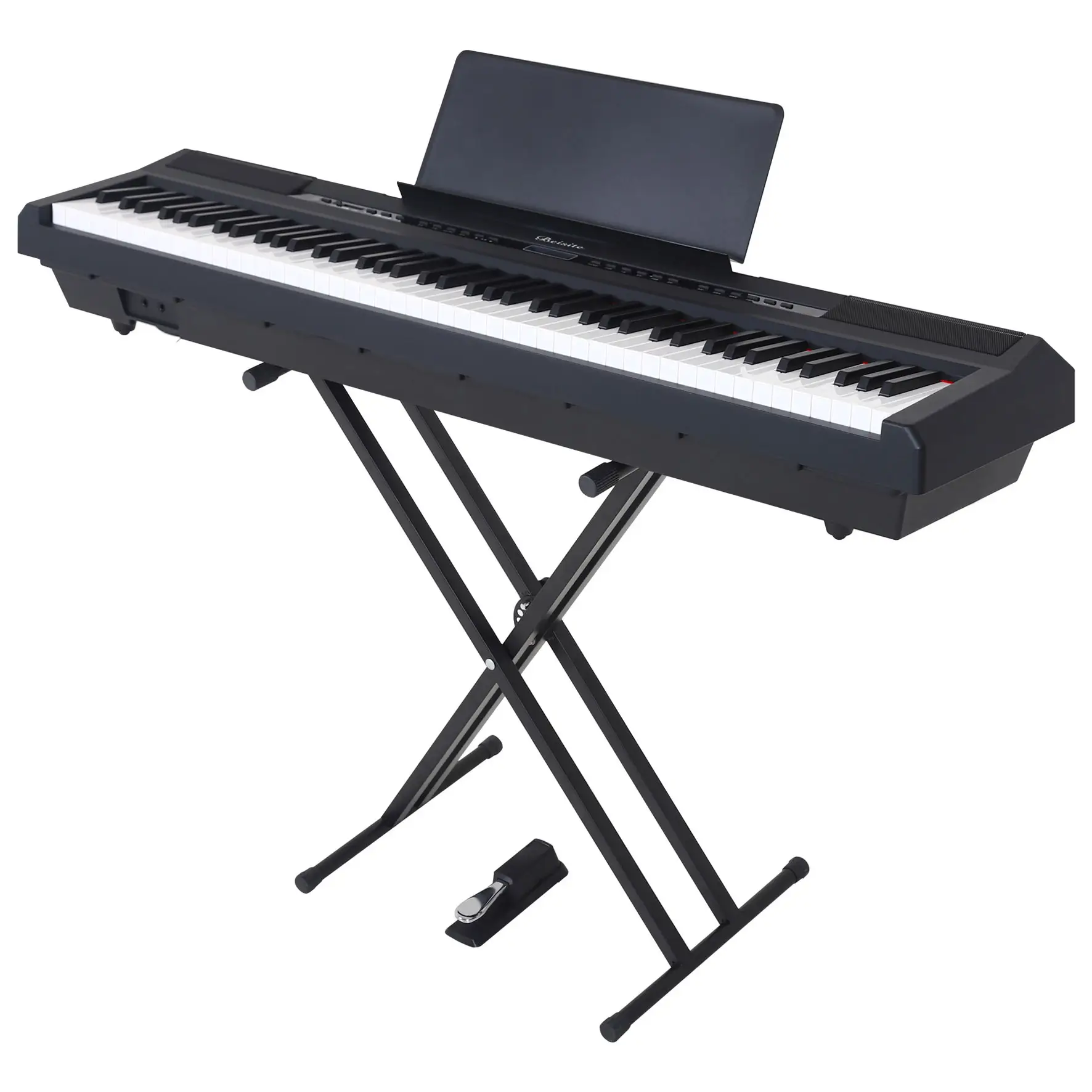 Toptan sıcak satış 194 taşınabilir dijital piyano 88 anahtar tam boyutlu ağırlıklı klavye USB Bluetooth MIDI