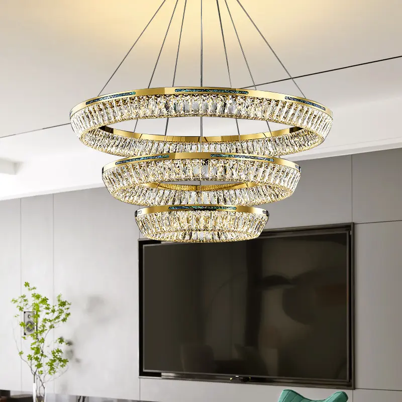 Hot Popular Europe Modern Design Ceiling Lights Designer Pendant Light Luxury Chandelier Lamp For Living Room