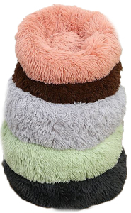 Großhandel Bestseller Katzen nest Winter warm Pad Hunde nest langes Fell Haustier Nest rund wasch bar Hund Haustier Bett