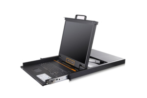JD1716 1U机架安装16端口LCD KVM交换机-17英寸-USB + VGA支持 - Product Image 2