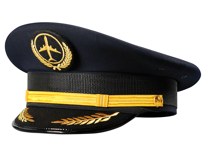 Casquette bleu foncé avec badge 1