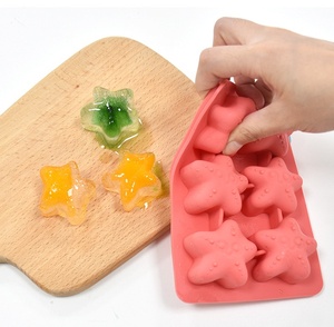 6-khoang <span class=keywords><strong>Ice</strong></span> <span class=keywords><strong>Cube</strong></span> khay Silicone khuôn cho <span class=keywords><strong>Ice</strong></span> Jelly sô cô la và xà phòng Starfish <span class=keywords><strong>Seashell</strong></span> hình dạng Silicone <span class=keywords><strong>Ice</strong></span> khuôn - Product Image 5