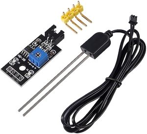 Aismartlink Bodenfeuchtigkeitssensor, Icstation Feuchtigkeitsdetektor, mit korrosionsresistenter Sonde, digitaler analoger Signaldruck