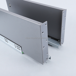 Deluxe Schubladen system 16mm Board Double Wall Slim <span class=keywords><strong>Drawer</strong></span> Slide Box für Küchen schrank - Product Image 4
