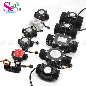 Dijiang Manufacturer Turbine <strong>Flowmeter</strong> With <strong>Pulse</strong> <strong>Output</strong> DN15-DN50 Plastic Nylon Hall Effect Switch Counter Water Flow <strong>Sensor</strong> - Product Image 4