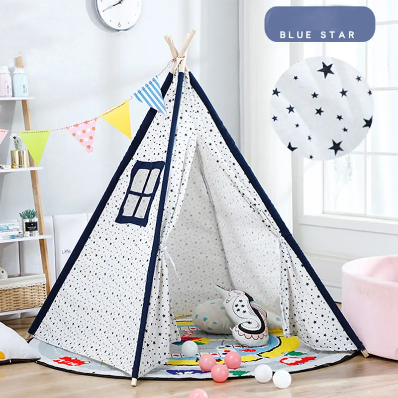 Entai Tipi Zelt für Kinder Spiel zelt Kind Tragbares Zuhause Indoor Outdoor Spiele Tipi Spielhaus Baby Spielzeug Wigwam für Kinder
