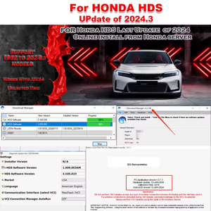 Ultimo aggiornamento per Honda HDS programmazione ECU per il supporto HONDA/ACURA 1992 per 2024 i modelli on-line di installazione dal lavoro del Server con J2534 - Product Image 6