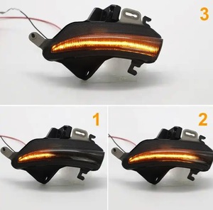 Side Wing Mirror Indicator Dynamic Turn Signal <strong>LED</strong> Indicator Blinker Light Black Shell for Lexus RC200tI RC300 RC350 <strong>RC</strong>-F - Product Image 5