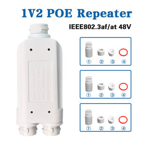 <strong>1</strong> in 2 RJ45 Ethernet Cable <strong>Splitter</strong> 10 100Mbps IEEE802 3af at POE switch <strong>1</strong> to 2 PoE Extender for IP Camera - Product Image 3